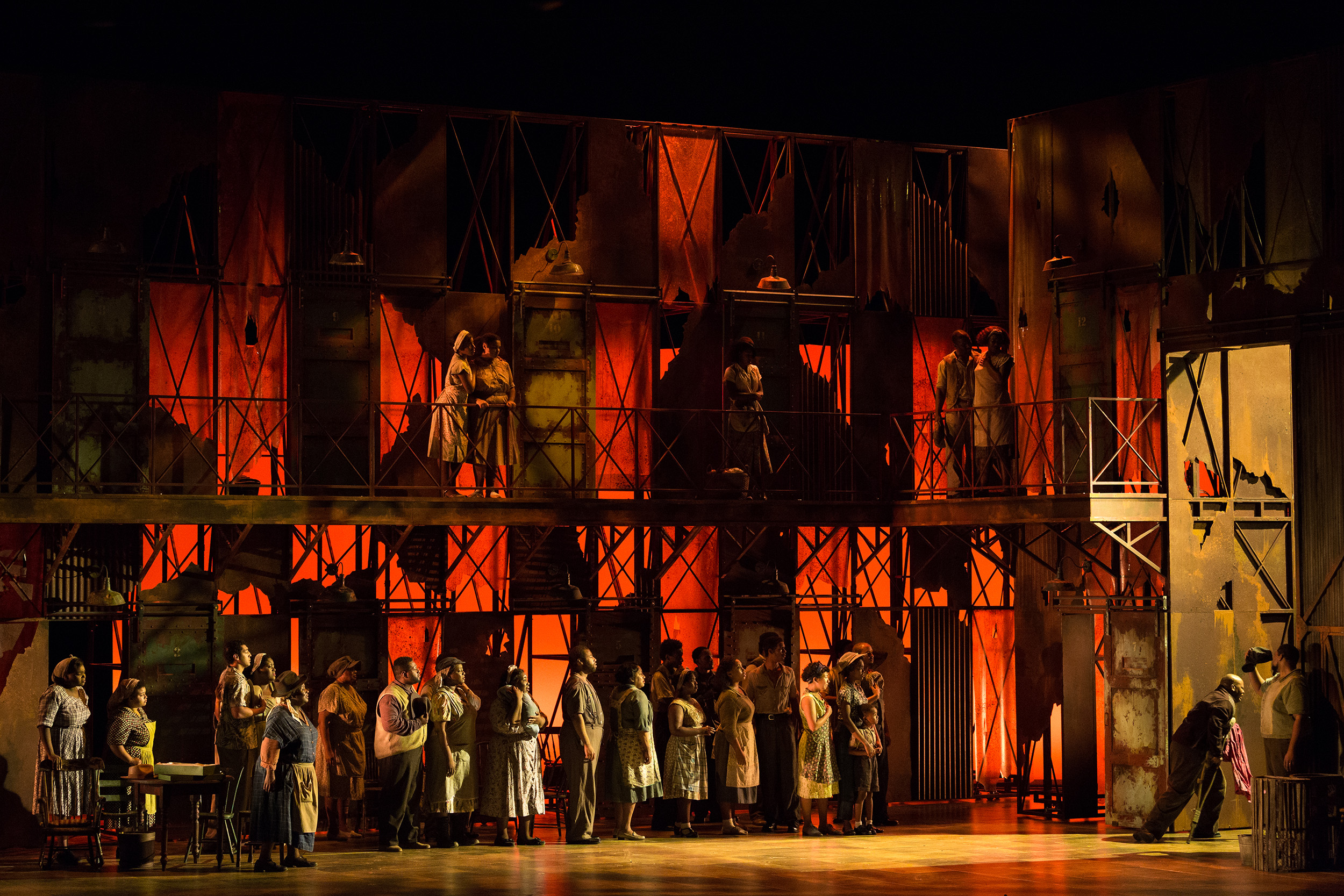  The Glimmerglass Festival's 2017 production of The Gershwins'&nbsp; Porgy and Bess . 