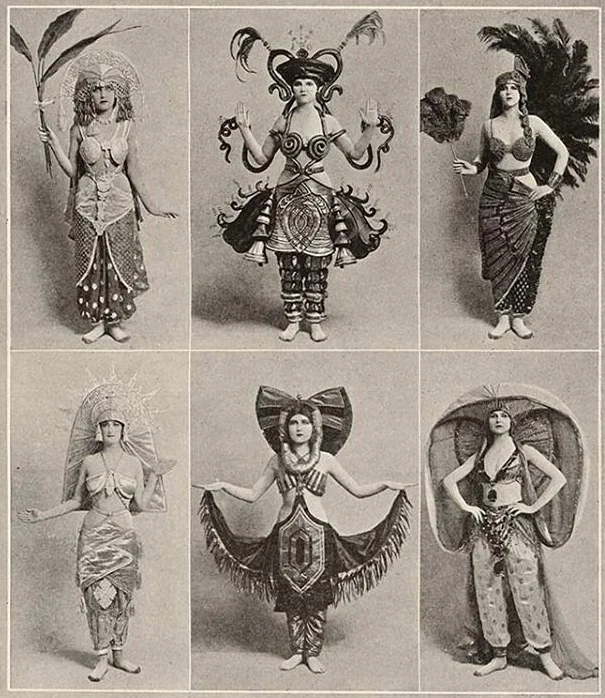 Costumes shown on the catalog page include "Mrs. Crawley Crawlerson", "Countess Swat-Tinski", "Buggeena Rugg", "The KOOTIE-Pie". "Fly-Anne de Zoop", and "Aunt Pantz",