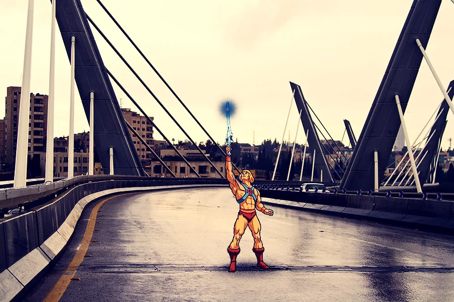 He-Man in Abdoun Bridge
