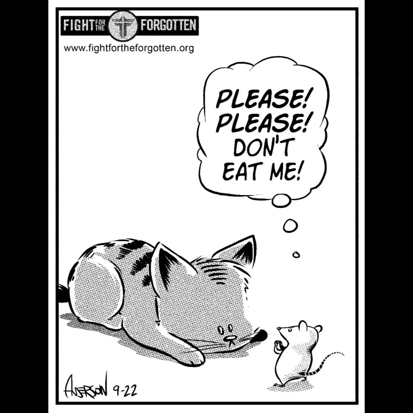 There are fates worse than being eaten by a cat. I've always loved the weird psychological angle to Equi and Chewy. It's something I'm getting to explore and expand on in the graphic novels. 

Right now I'm working on an homage to the Matrix that inv