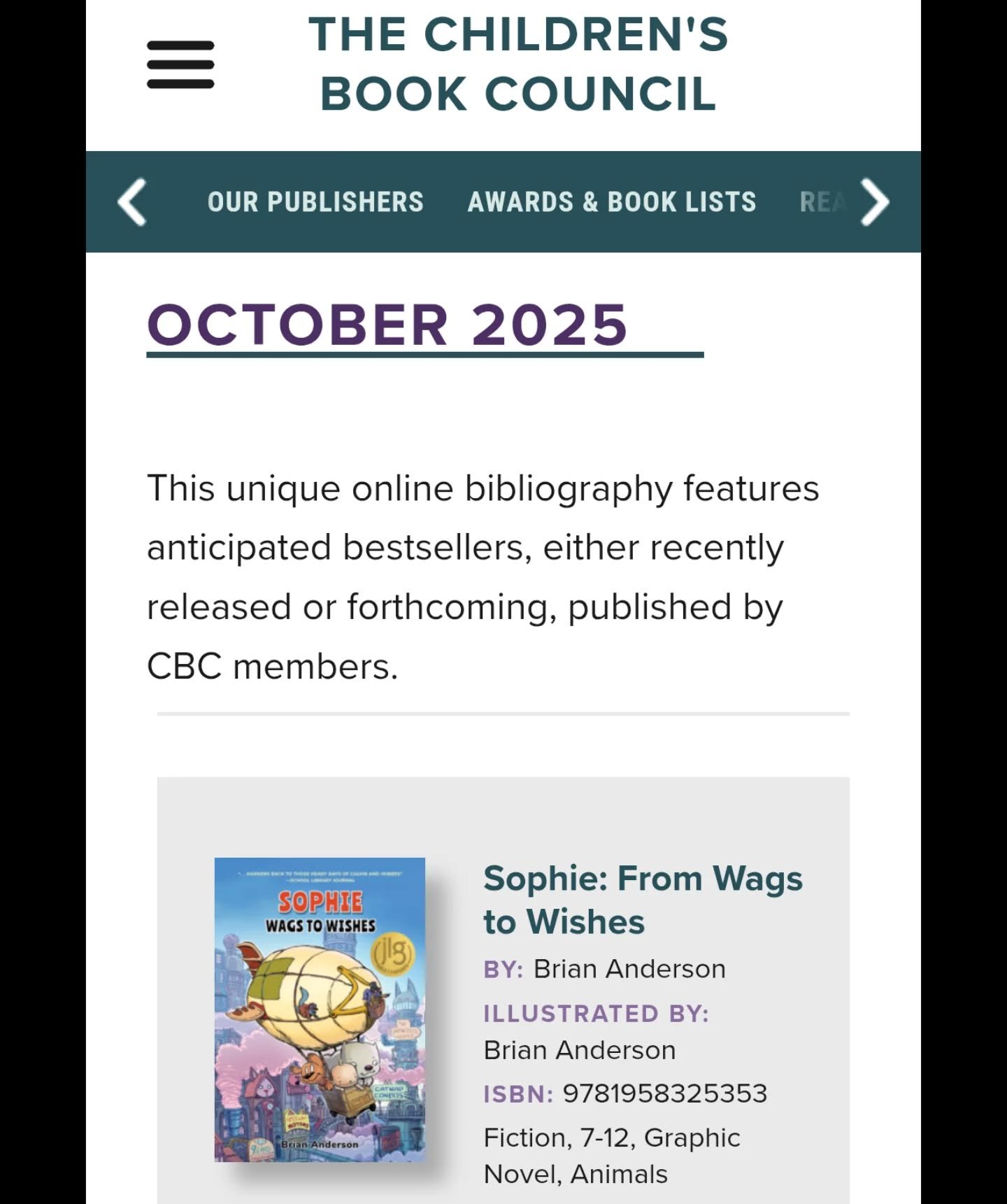 @CBCBook&rsquo;s October Hot Off the Press features BOOK TITLE by @dogeatdougcomics http://bit.ly/1dCTqYI #mustread #kidlit #CBCHotOffThePress

Thank you to the team @marblepress_books for making this possible!