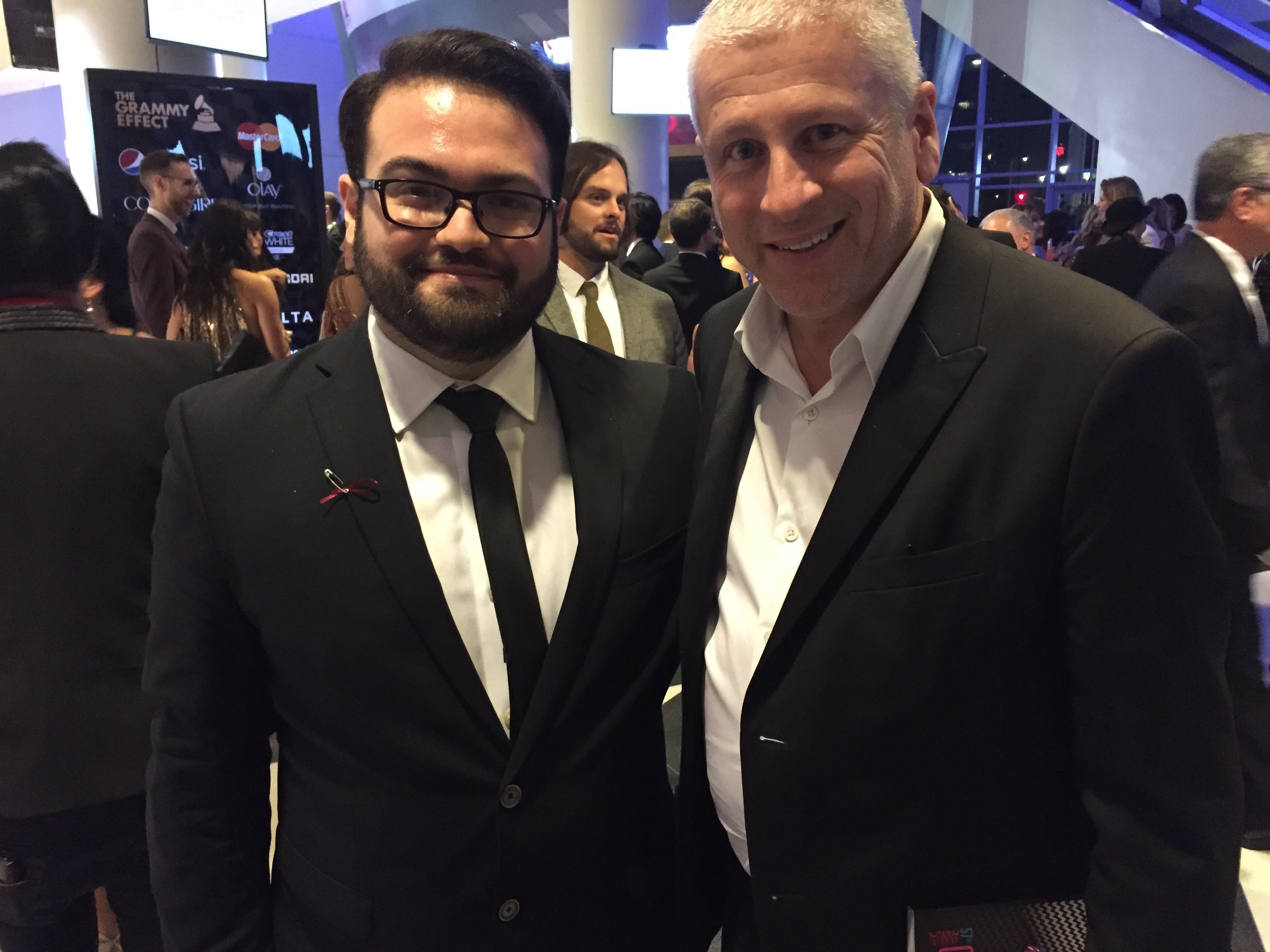 Myself & Louie Giglio at the GRAMMY® Awards (Photocred: Shelley Giglio)