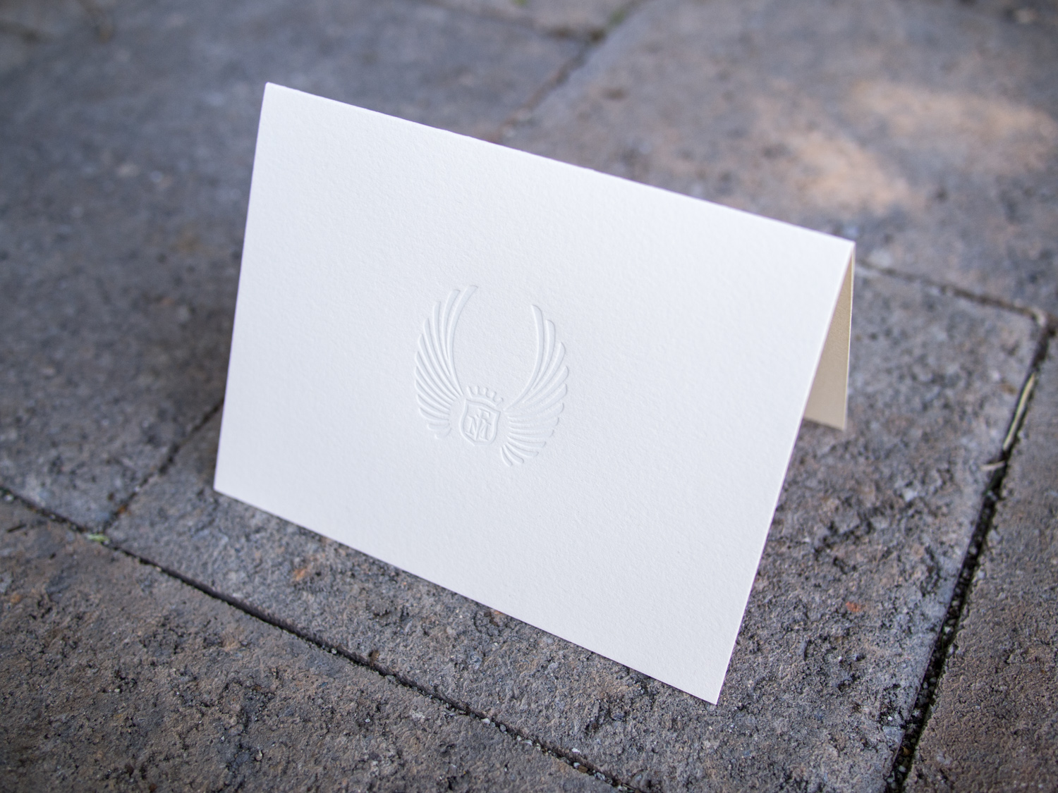 Letterpress Note Card