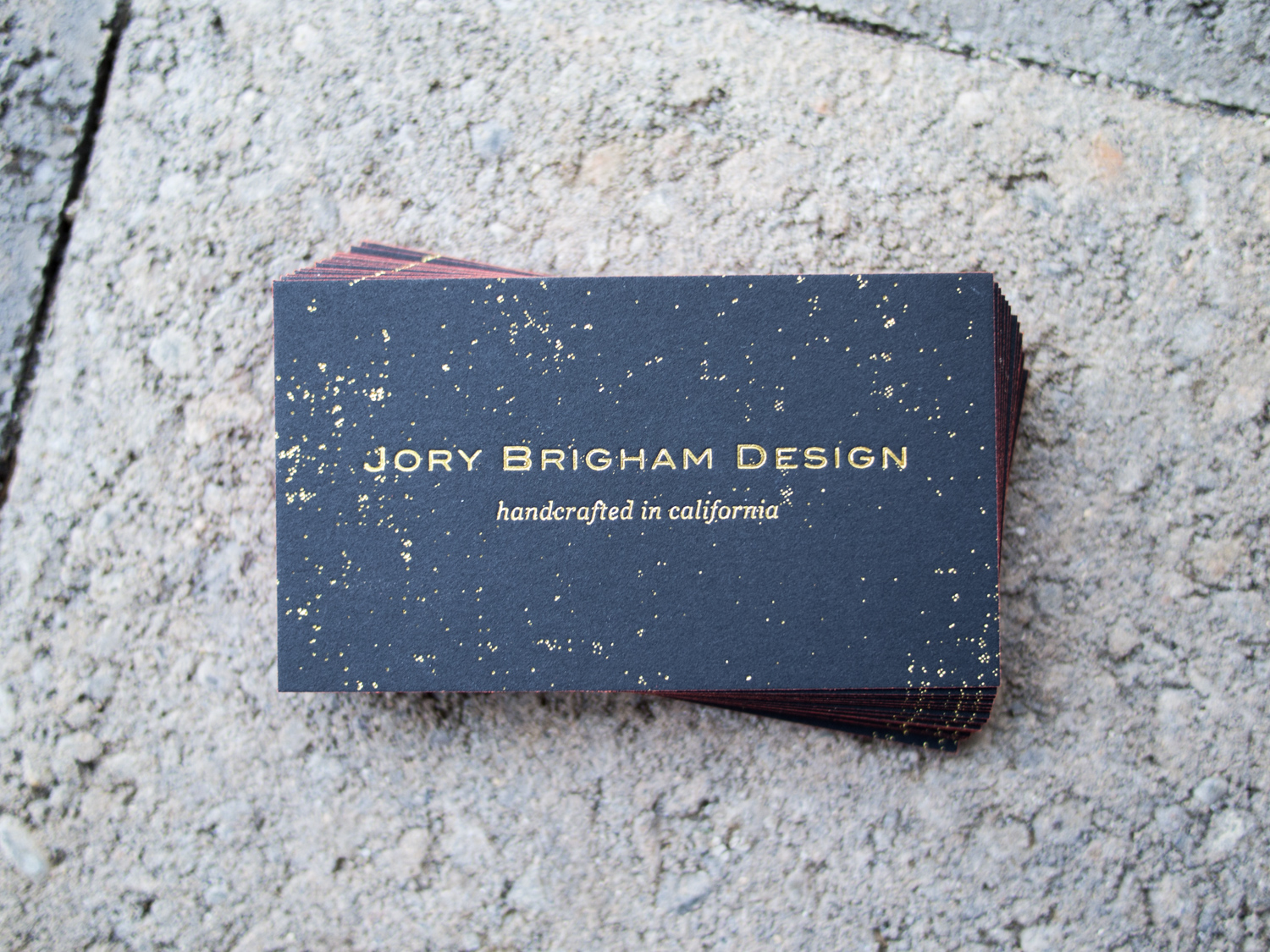 Gold Foil Business Cards