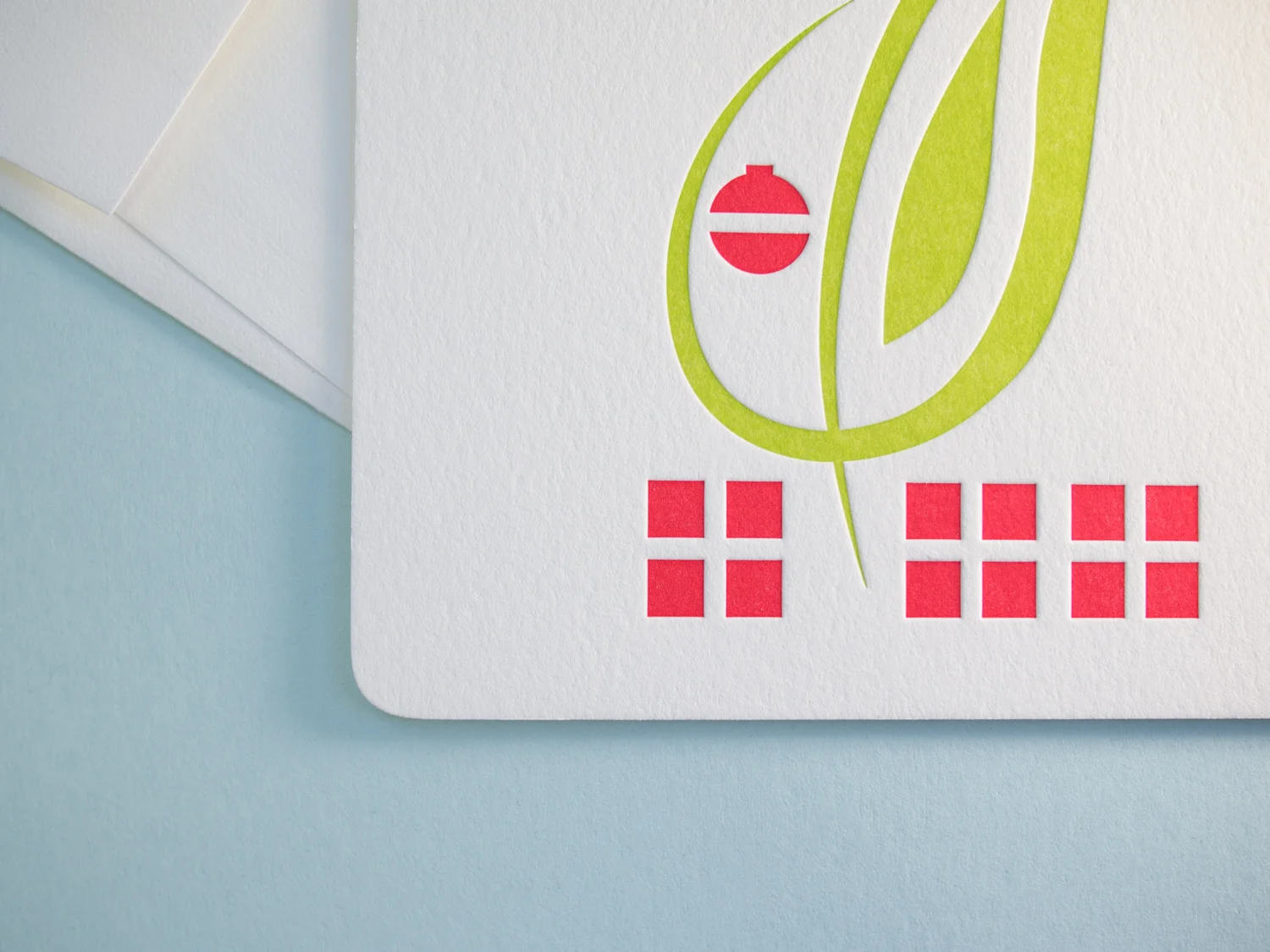 Letterpress Holiday Card