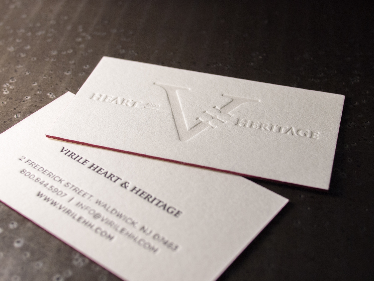 Letterpress Business Card