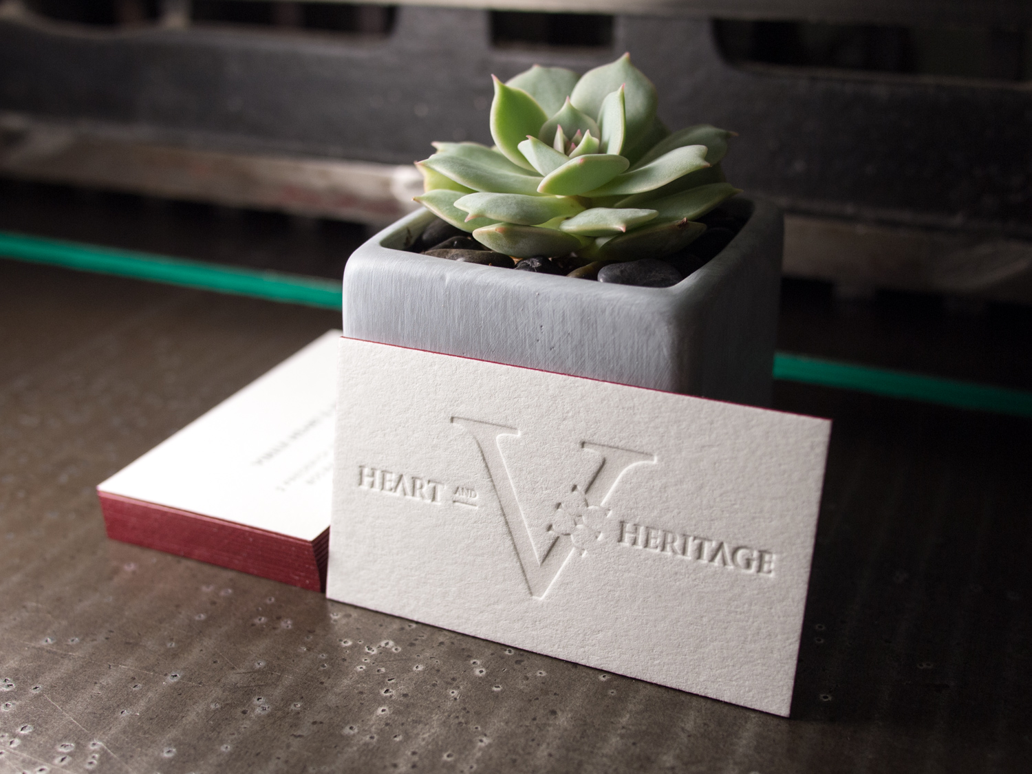 Letterpress Business Card