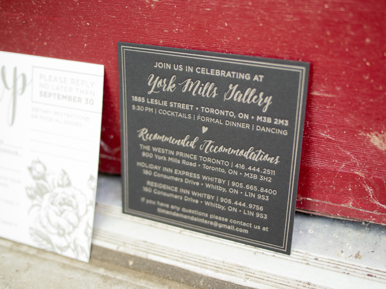 Black Letterpress Enclosure