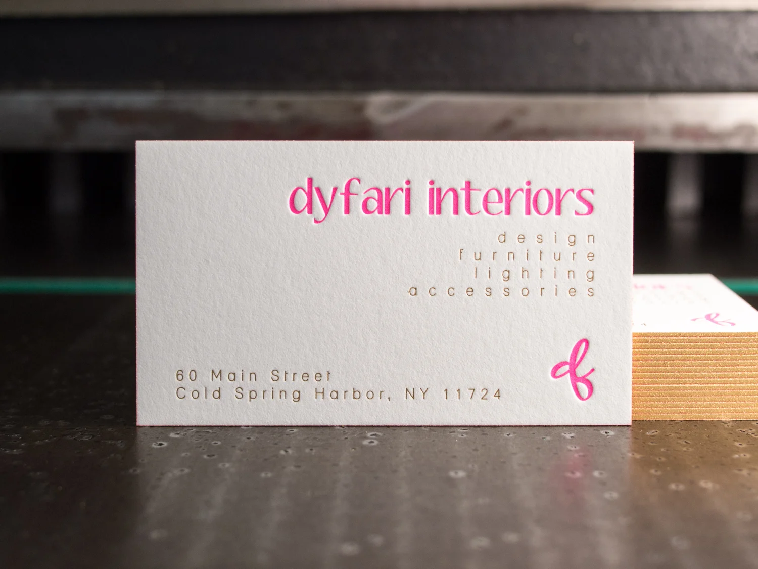 Letterpress Business Card