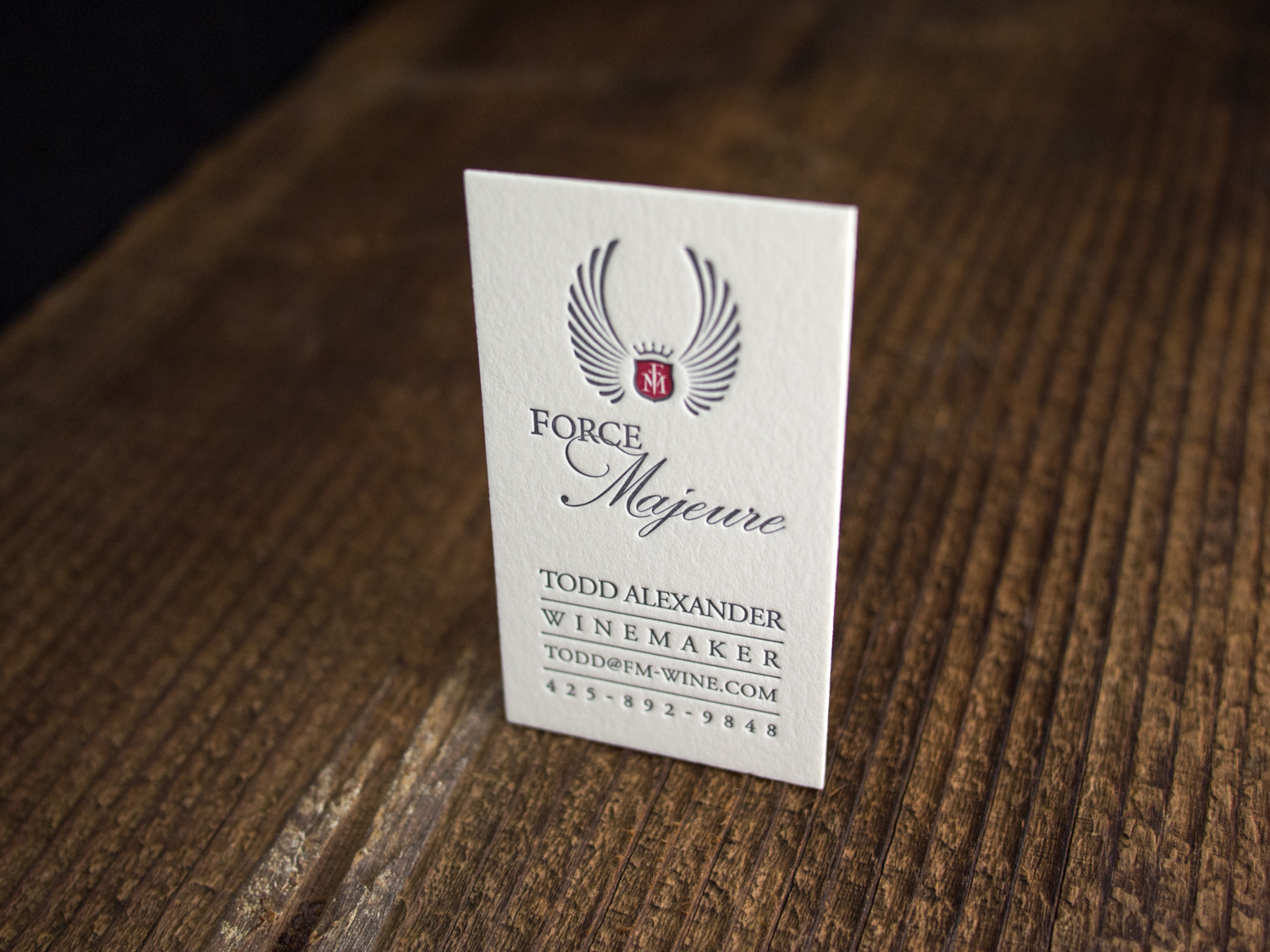 Winery Business Card