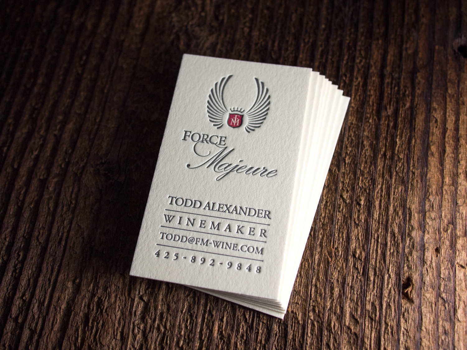 Letterpress Business Card