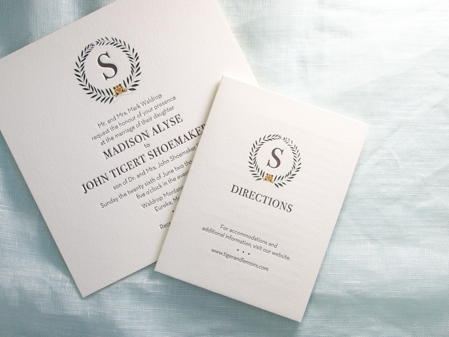 Letterpress Invitations