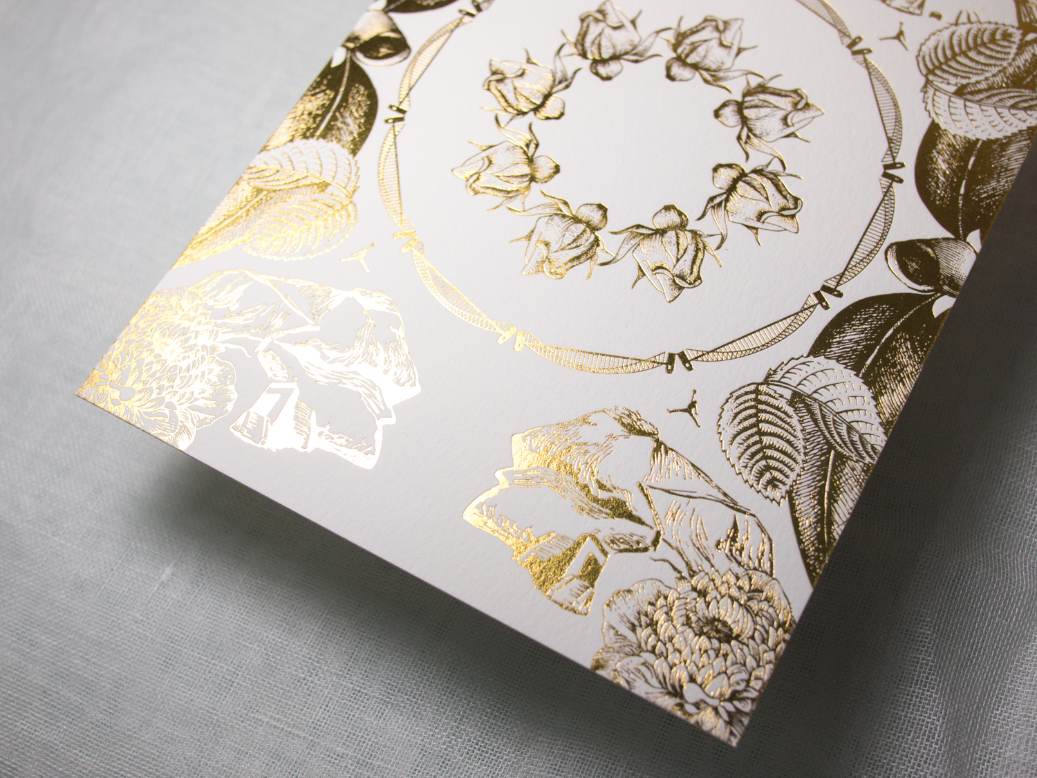 Gold Foil Invitation