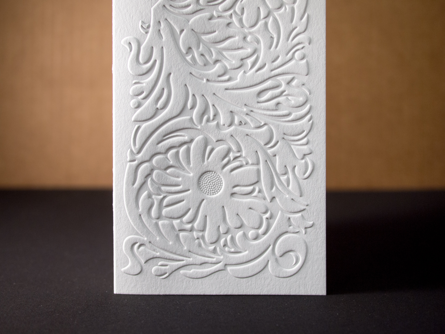 Blind Embossing Close-up