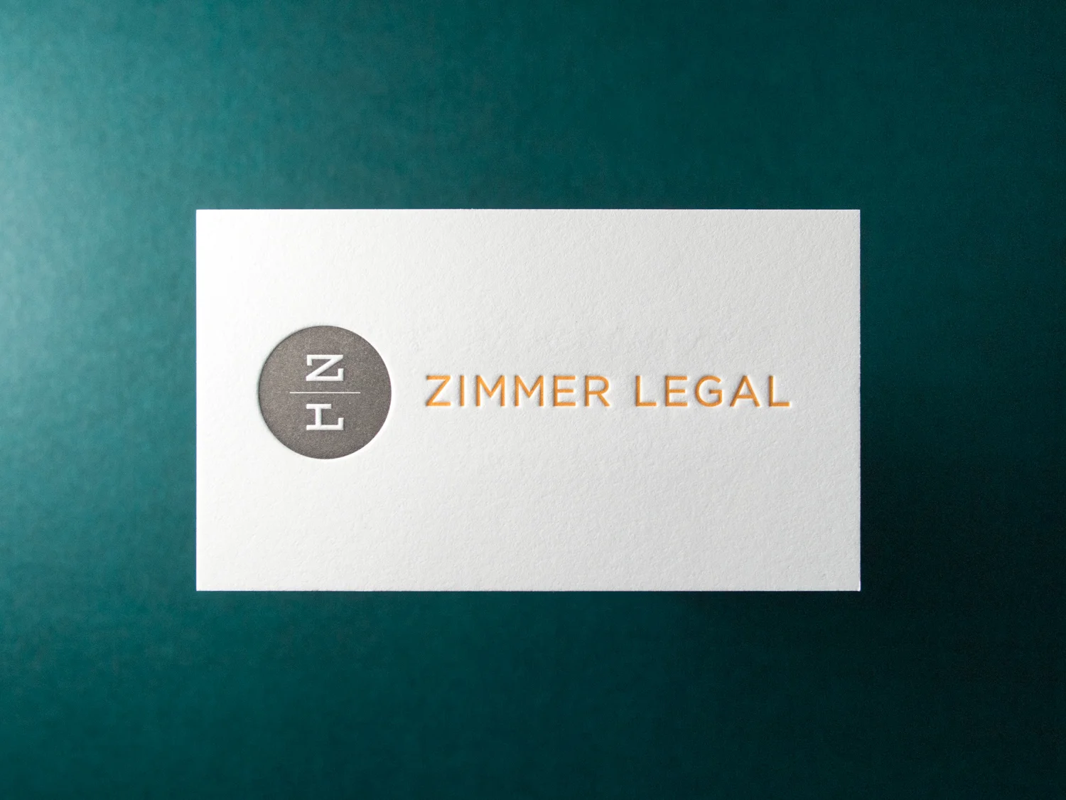 Letterpress Business Card
