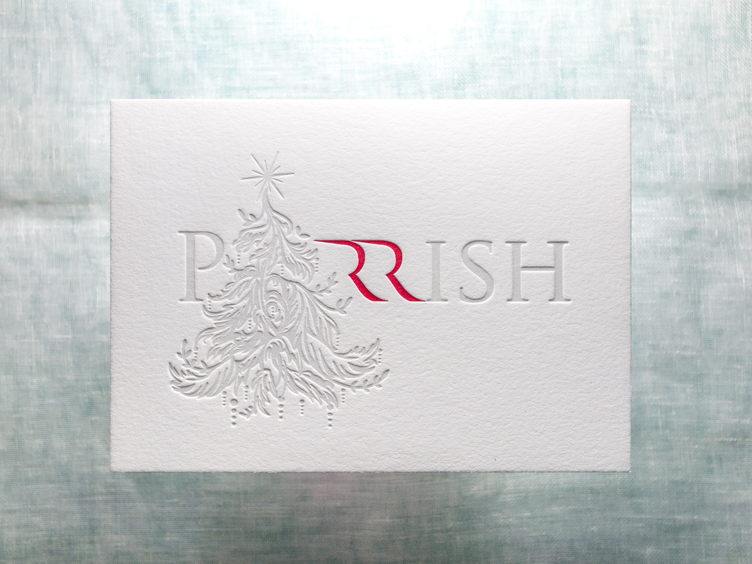 Letterpress Christmas Card