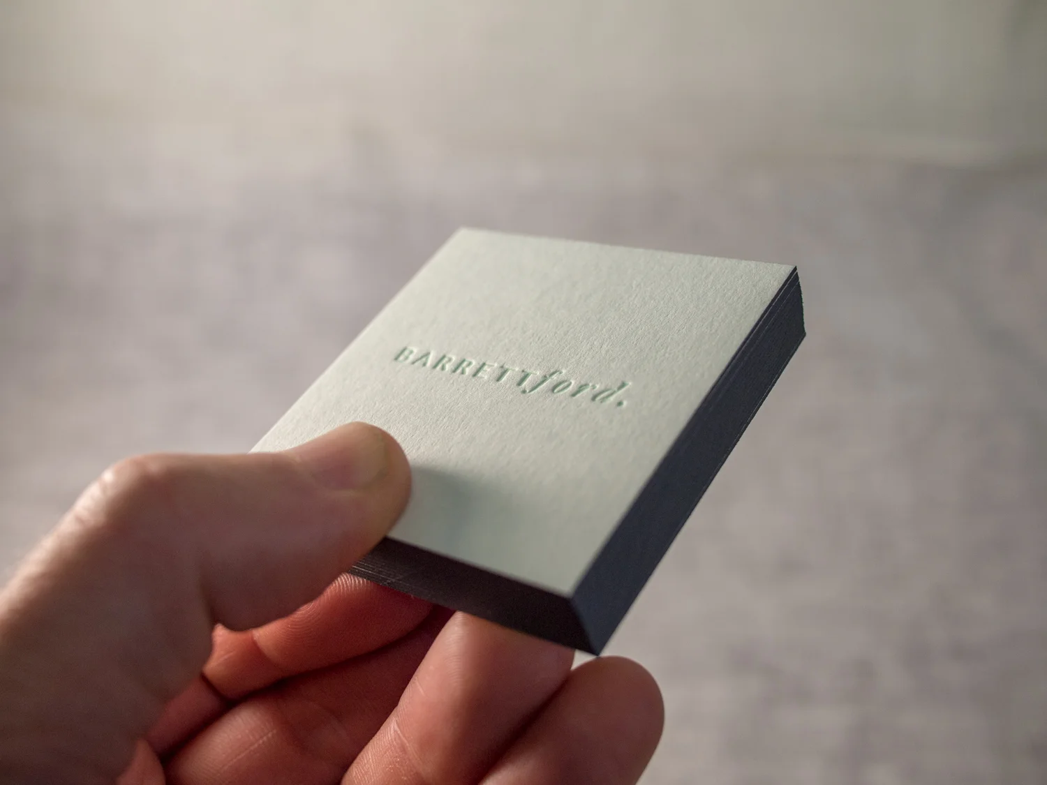 Letterpress Business Card