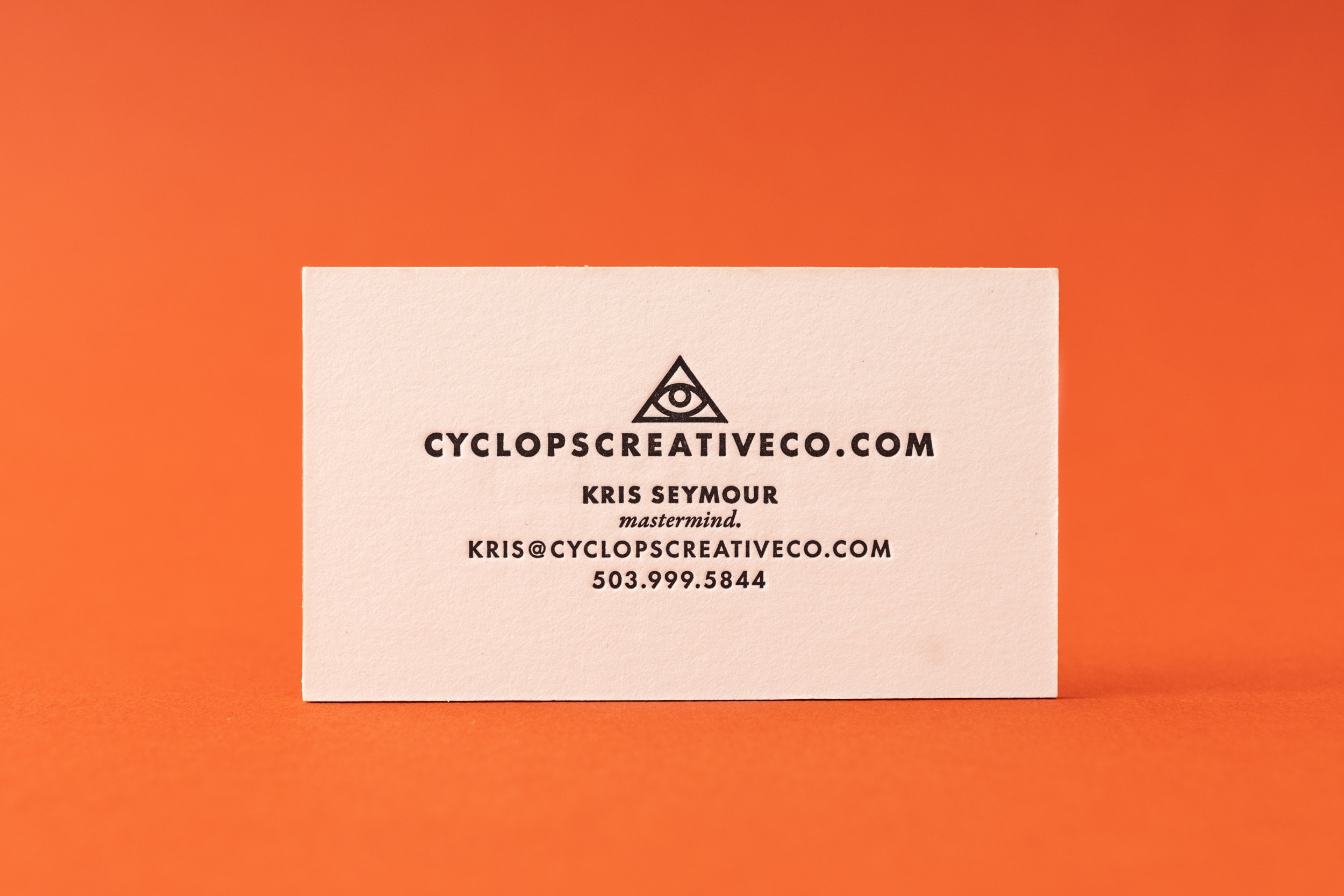 Antique Letterpress Business Card