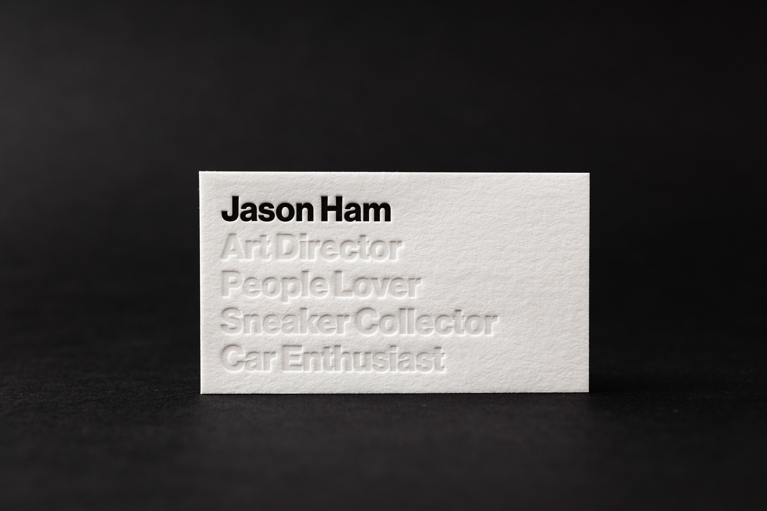 Helvetica Business Cards
