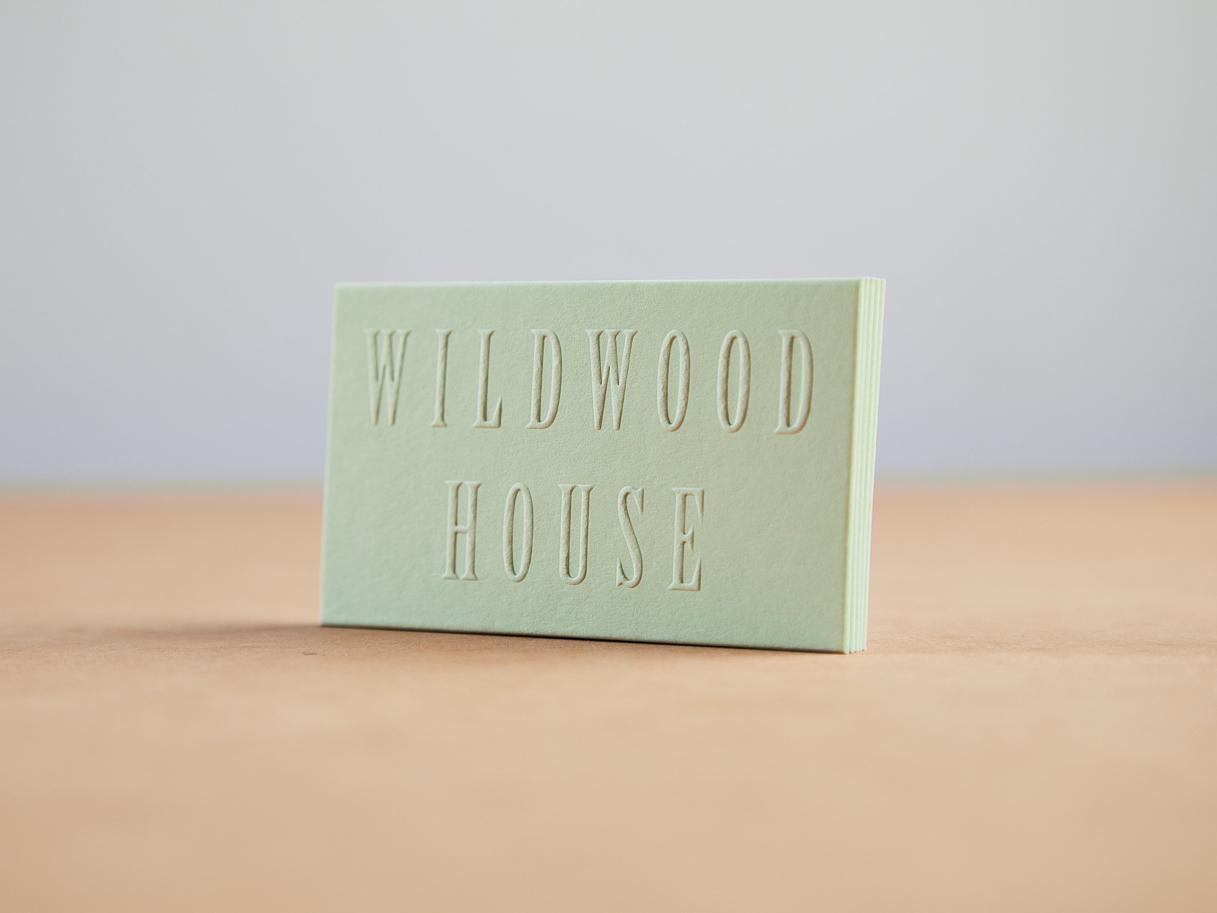 Embossed Business Card