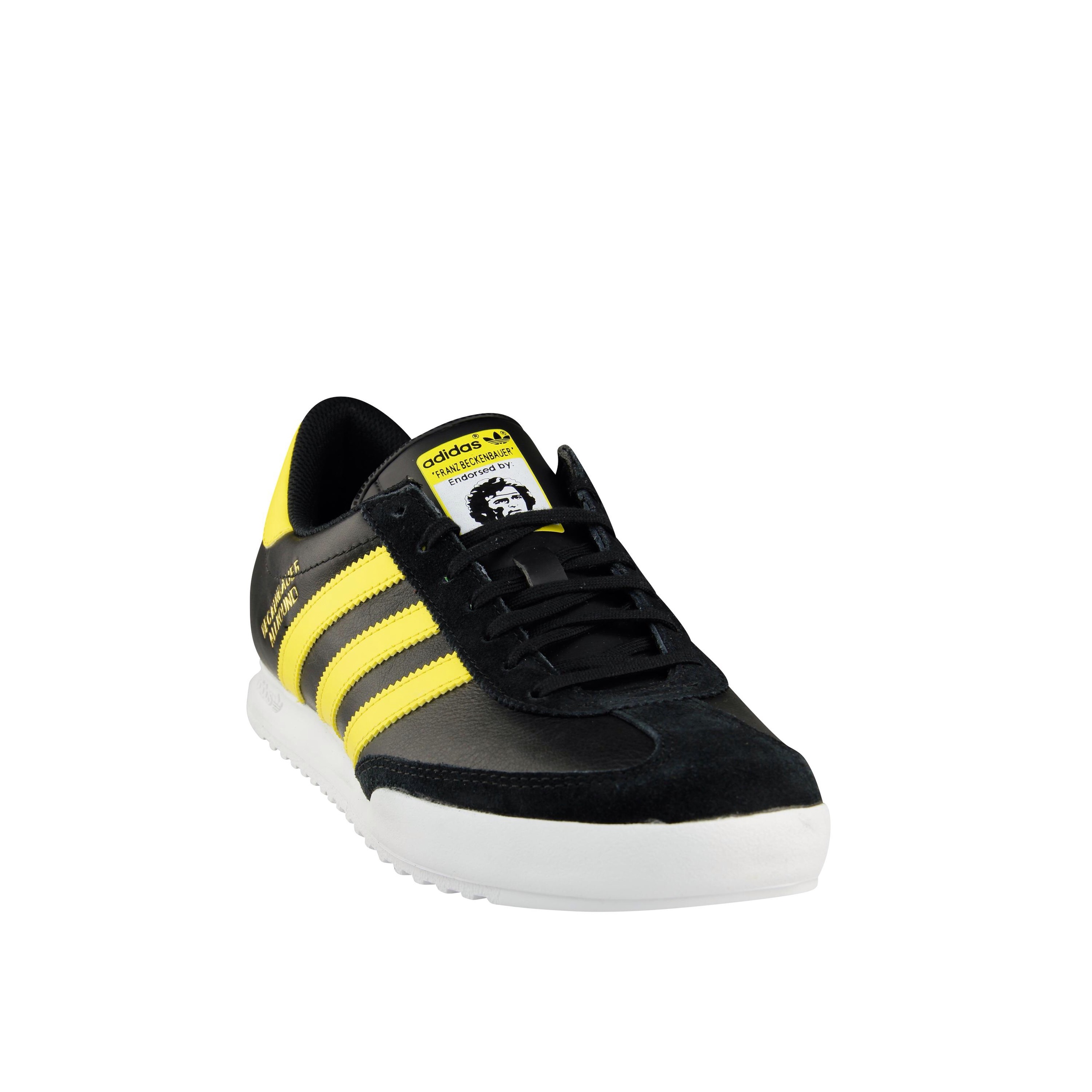 adidas beckenbauer black and yellow