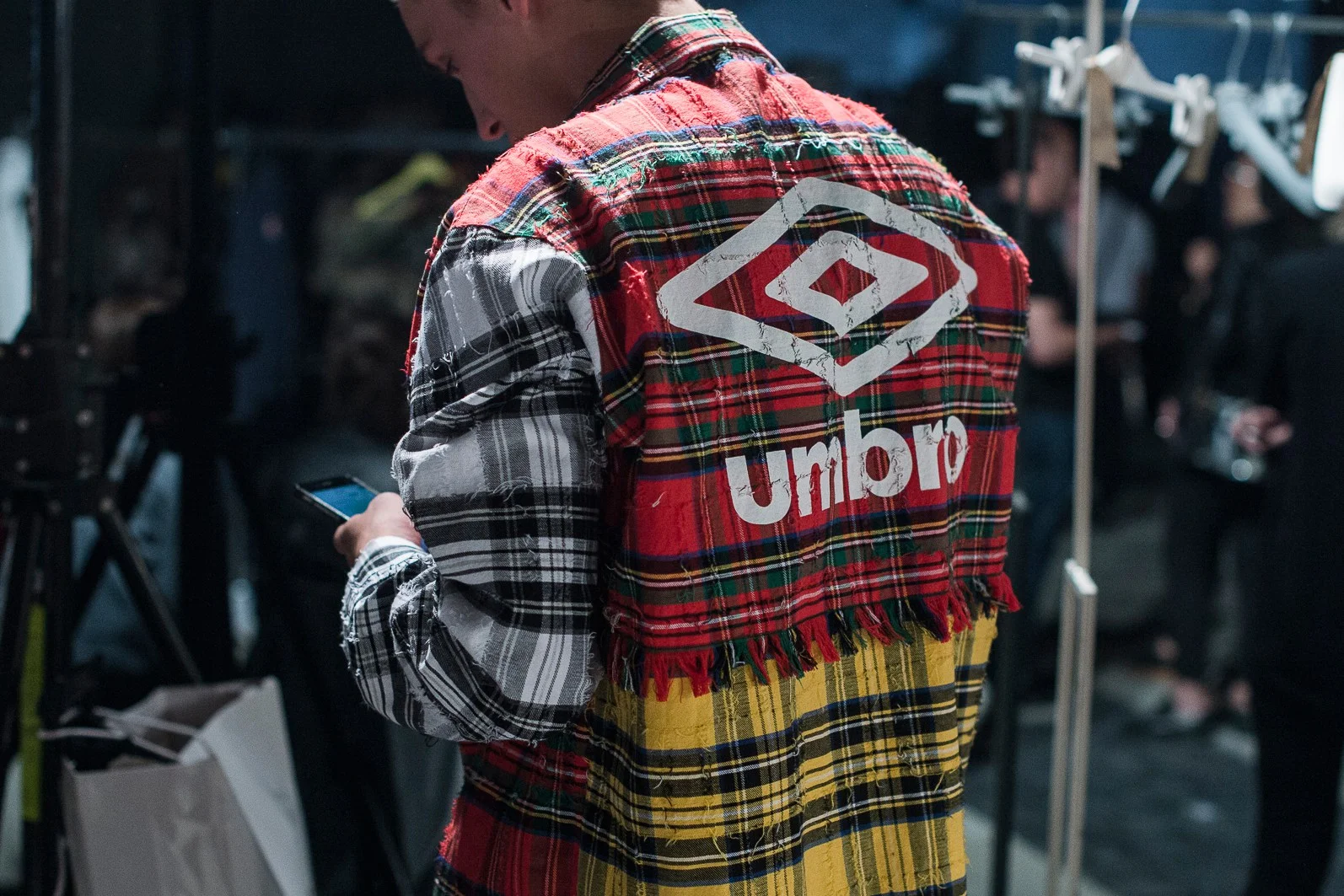 umbro plaid pants