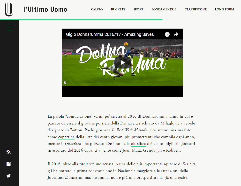 L'Ultimo Uomo, December 2016