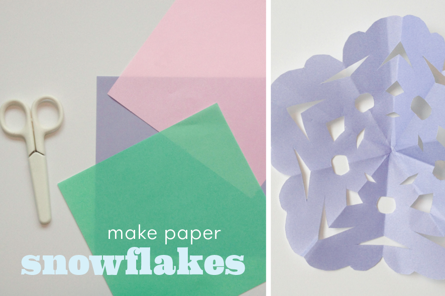  how to make simple paper snowflakes 