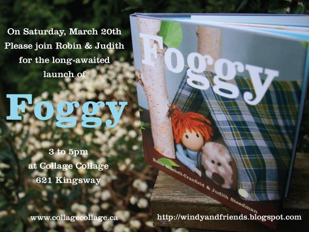 Invitation to the book launch of "Foggy", our 4th book