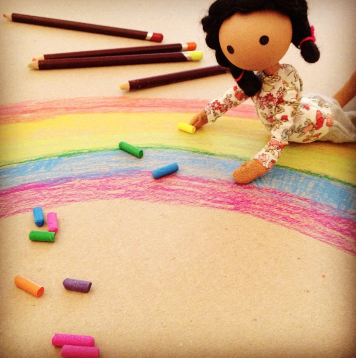 Testing out rainbows 