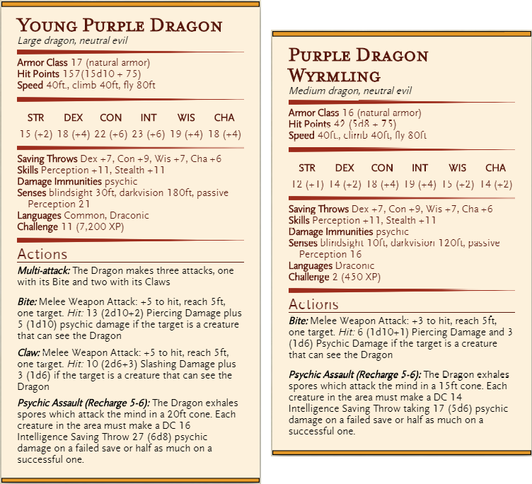 Purple Dragon Dandd