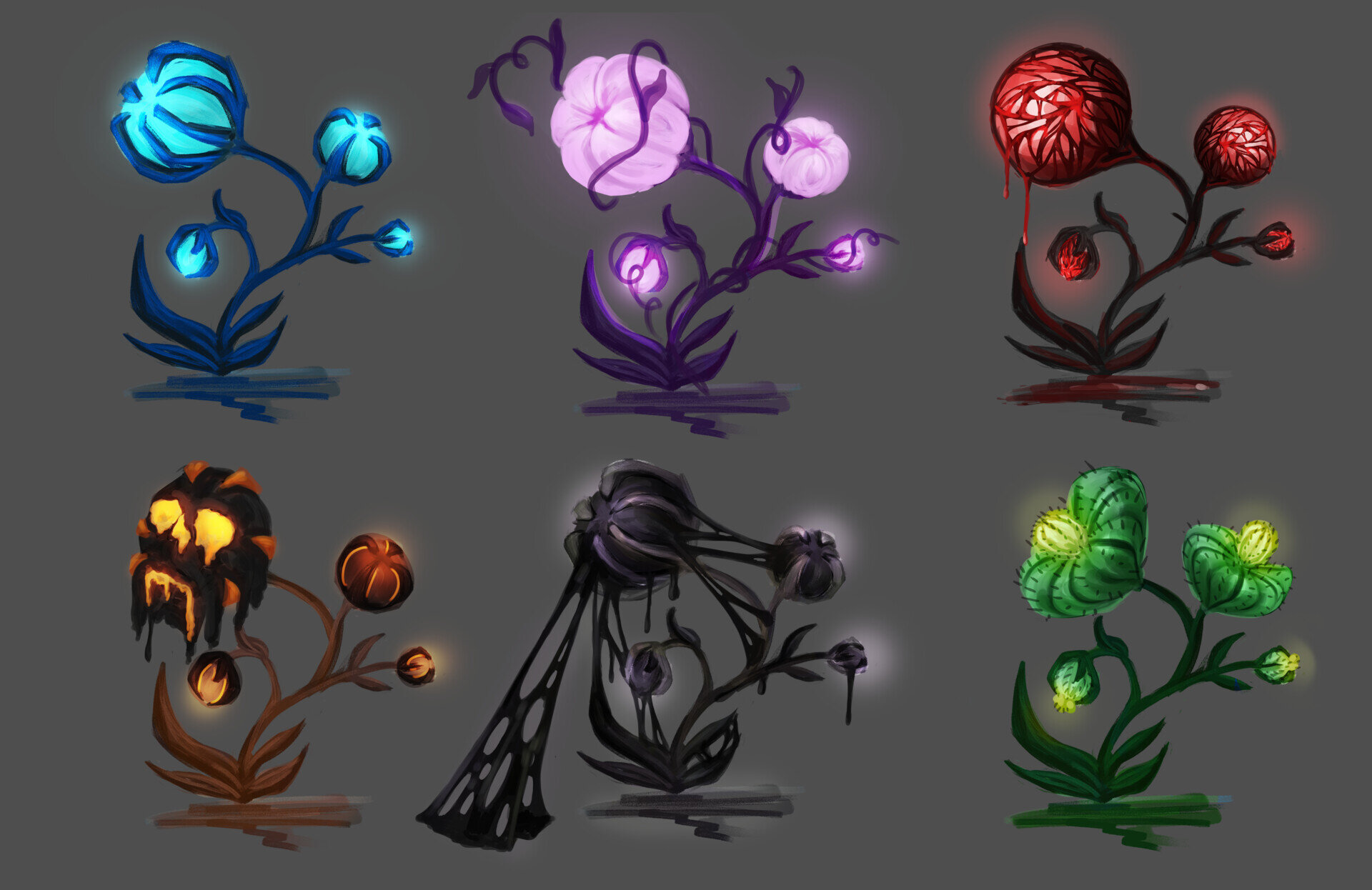 Elemental flowers