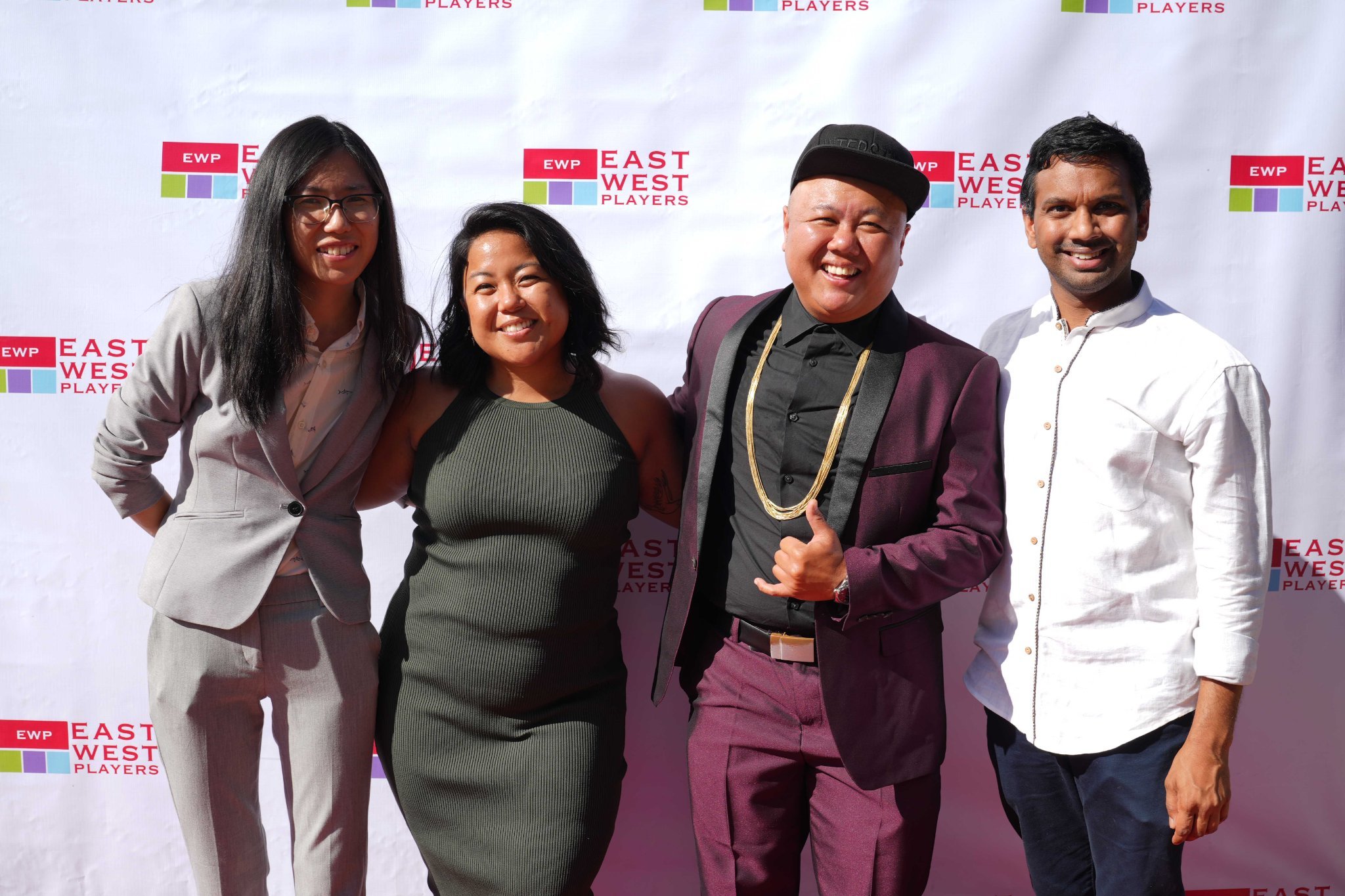 Melissa Li, Jesca Prudencio, Kit Yan, and Snehal Desai at the premiere of Interstate in Los Angeles.