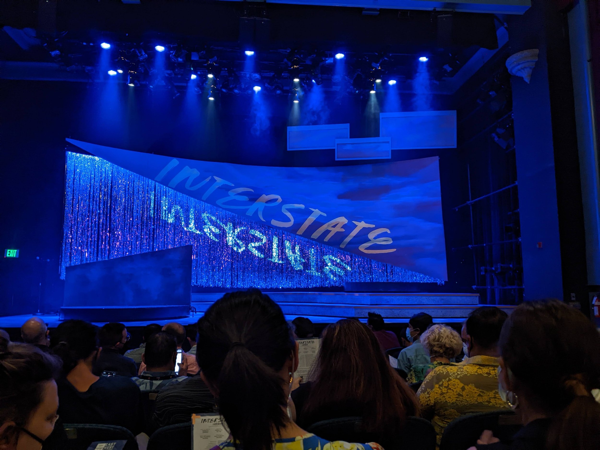 The audience at opening night at Interstate musical in Los Angeles.