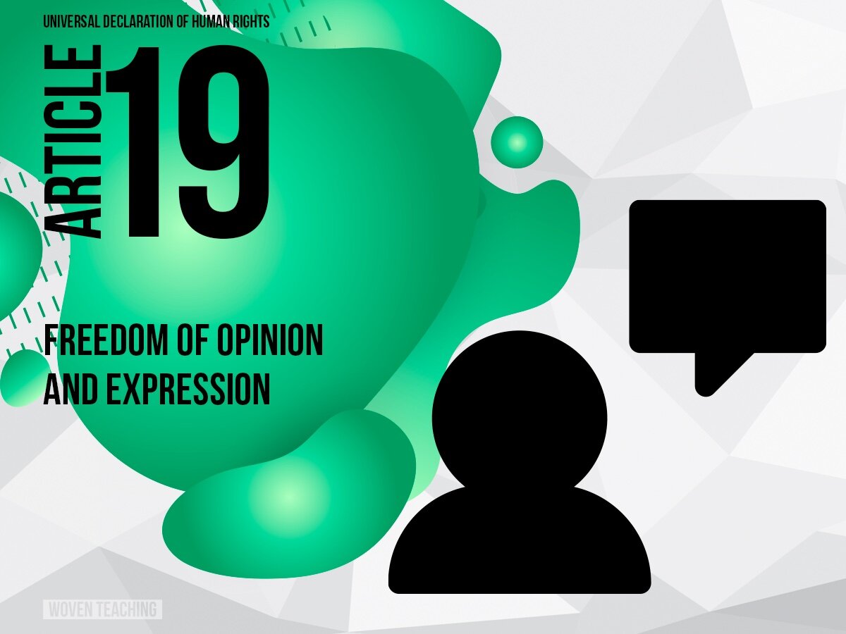 Article 19: Freedom of Opinion and Expression