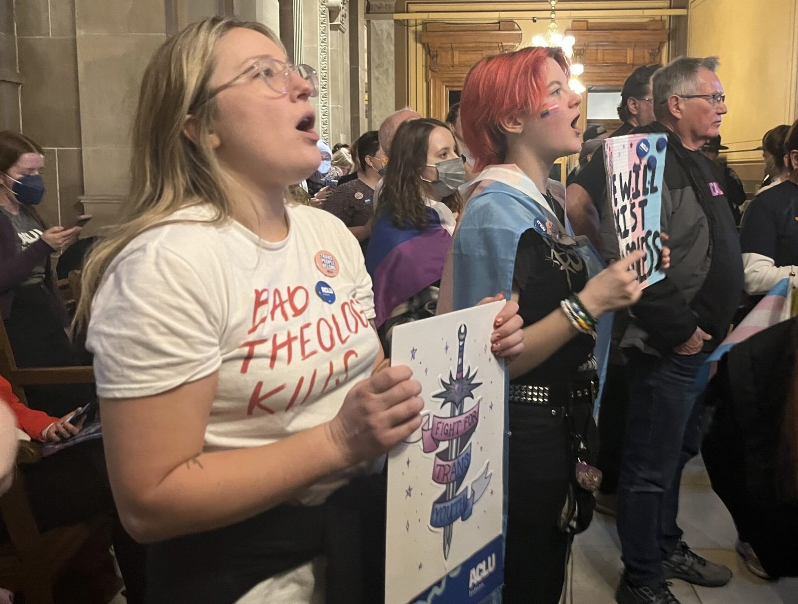 Holcomb signs ban on gender-affirming health care for minors into law