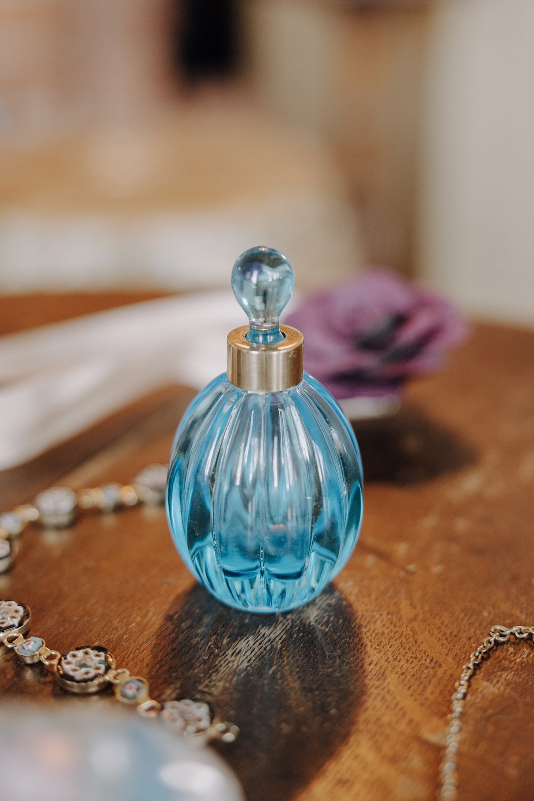 BLUE LOVE LETTER PERFUME BOTTLE