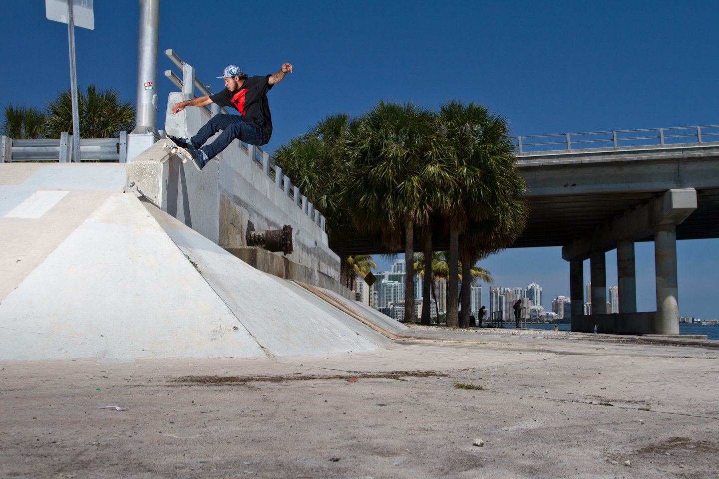 Manny Santiago | 180 Nosegrind to Fakie | Key Biscayne, FL