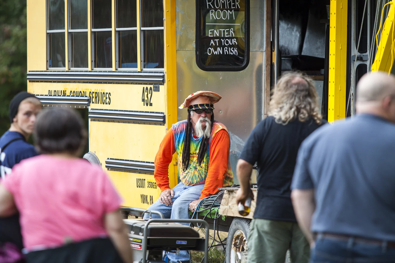 One of the characters at the Punkin Chunkin event we attended. 