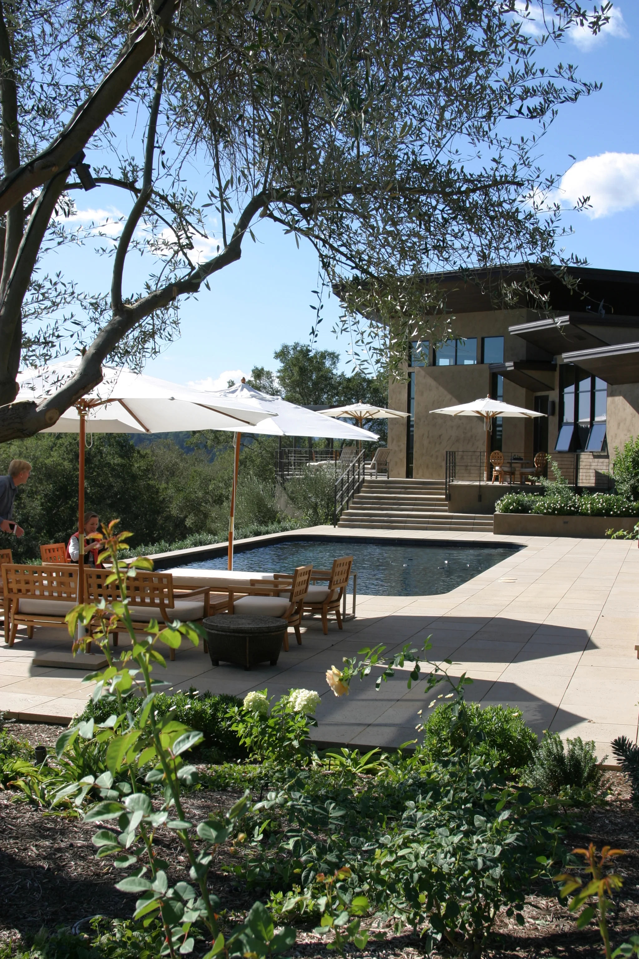 Napa Weekend Home, Pool Terrace