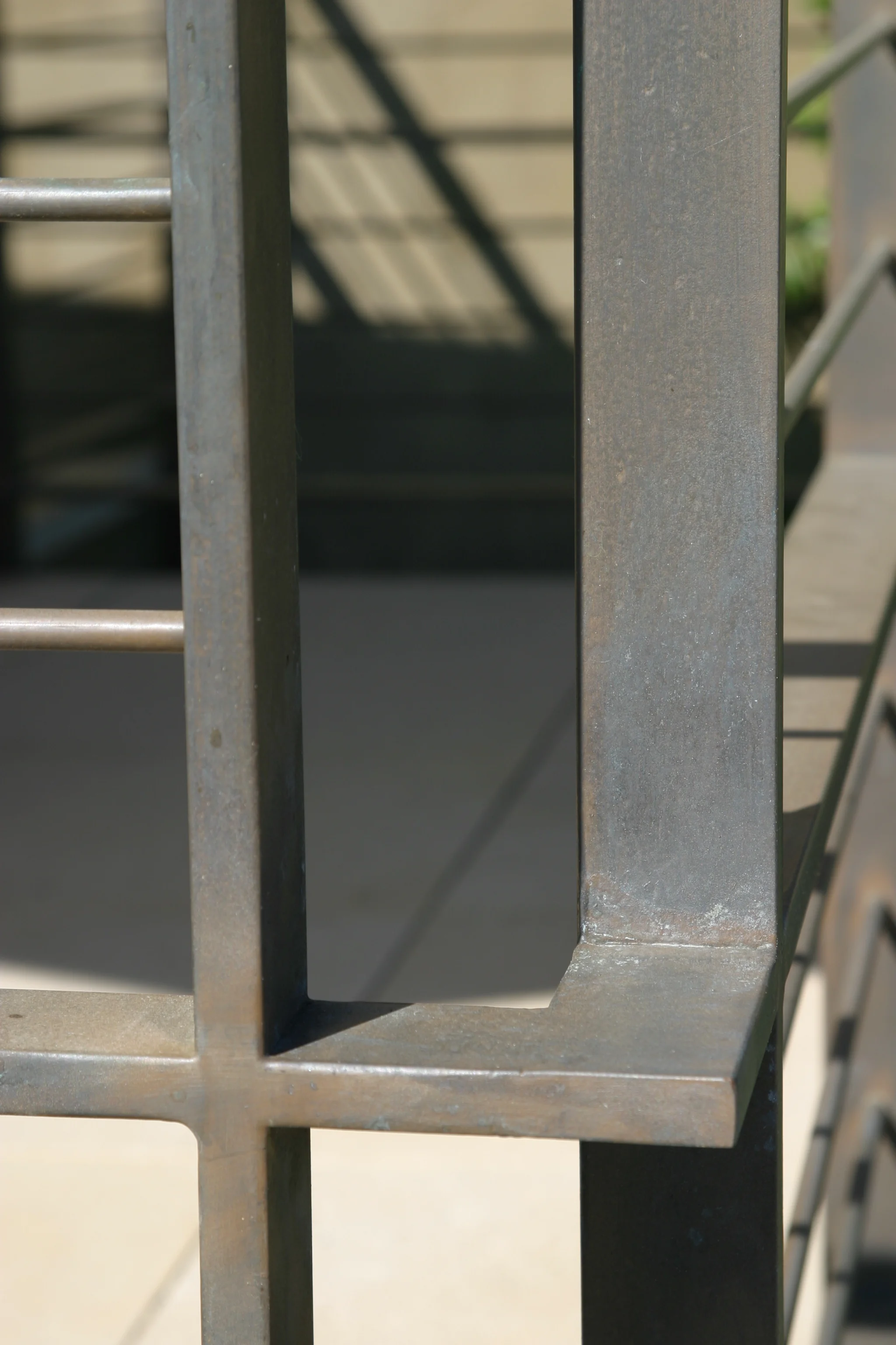 Detail, custom railing