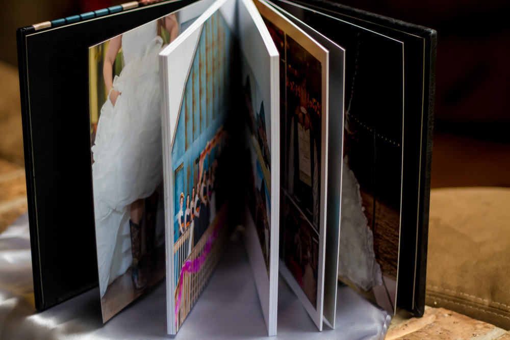  custom leather itallian handmade wedding album 