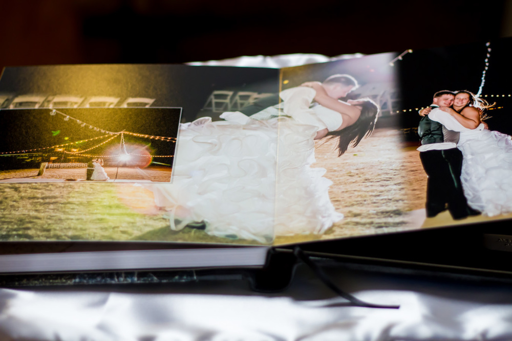  custom leather itallian handmade wedding album 