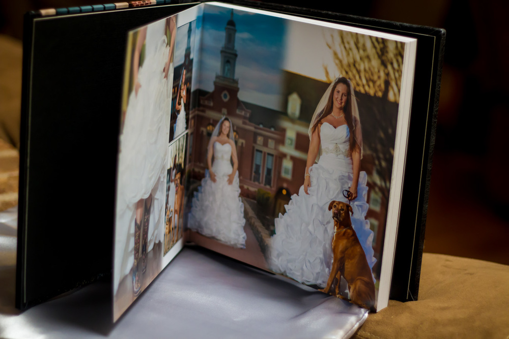  custom leather itallian handmade wedding album 