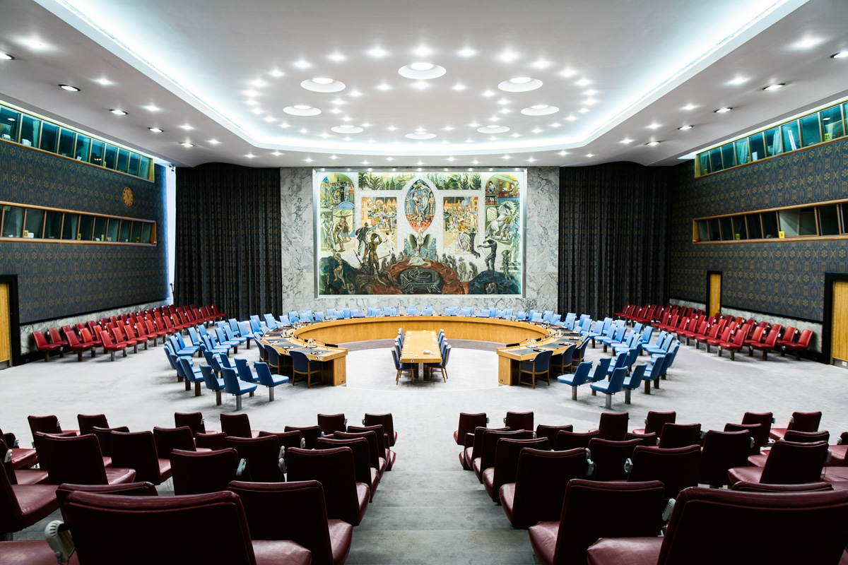 Security Council at the United Nations HQ. Client: Monocle