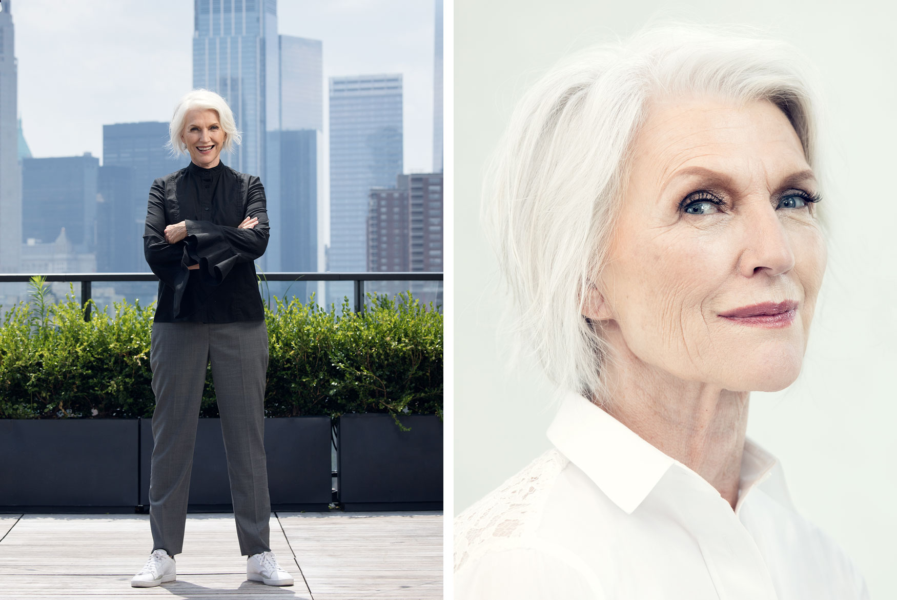 Maye Musk photographed in New York City