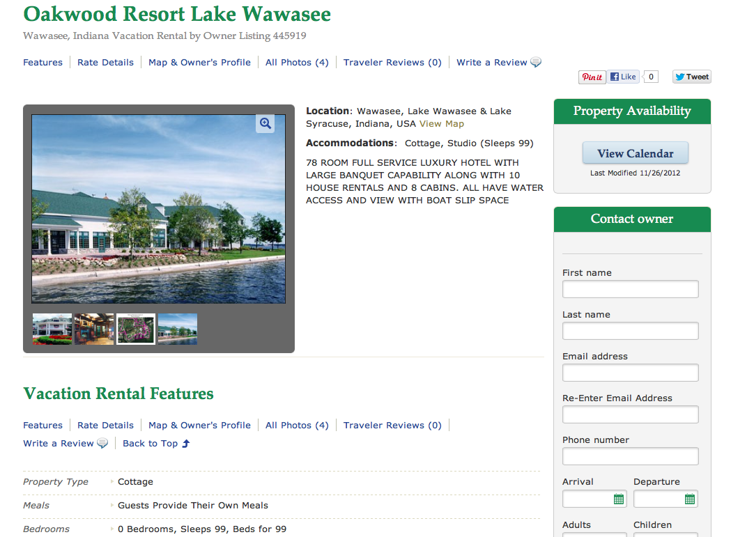 Oakwood Inn Open This Season?
