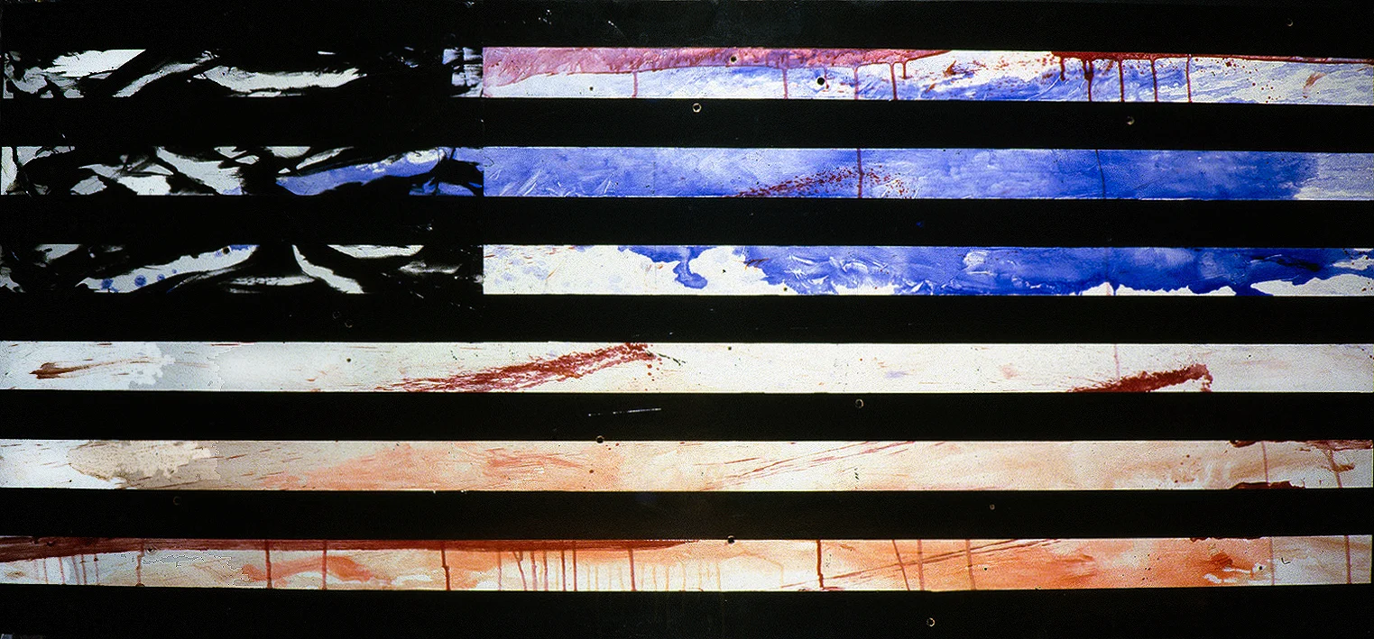 Can We All Just Get Along ? 32x70 Acrylic On Wood