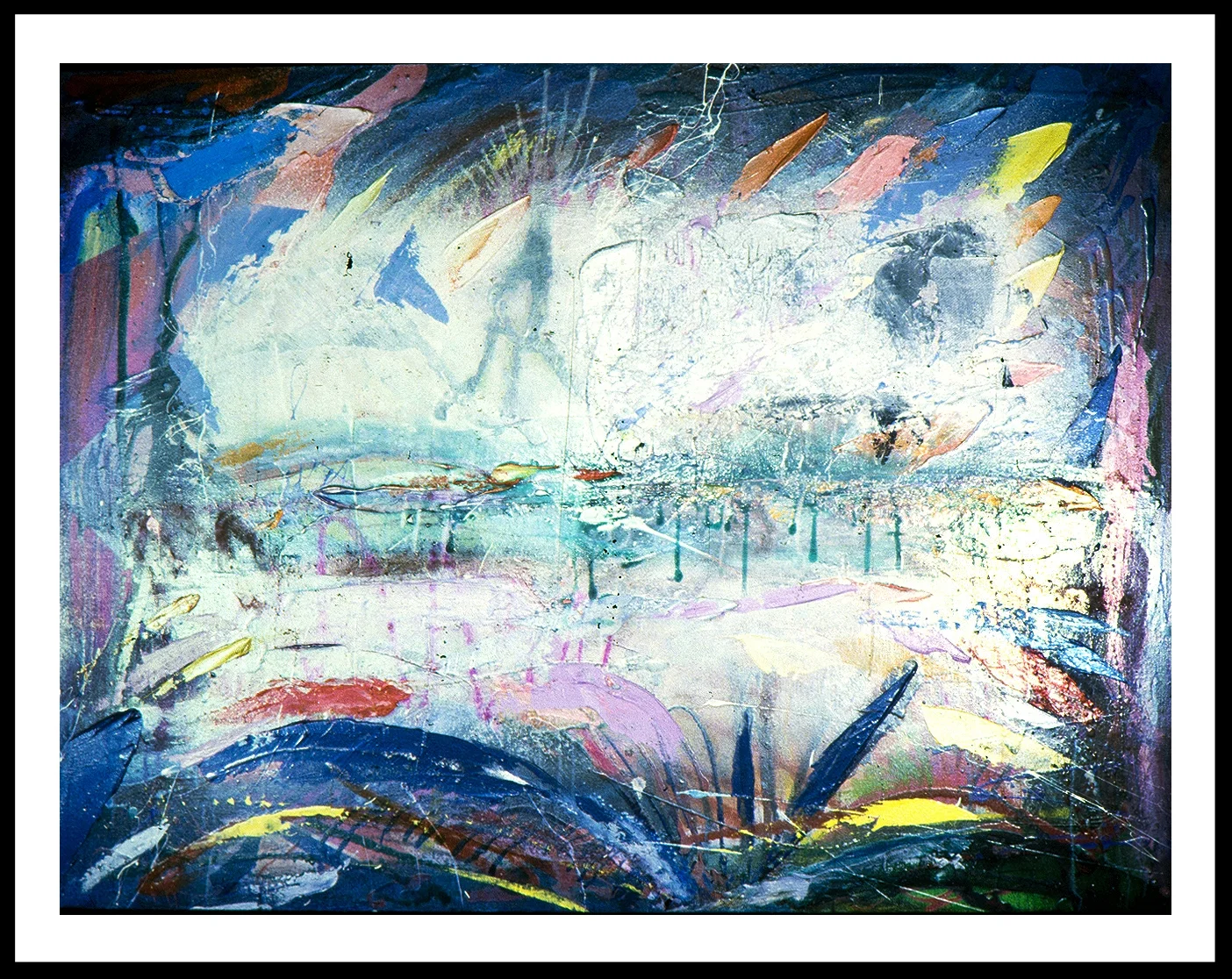 Untitled #67 Mixed Media On Canvas 32x40