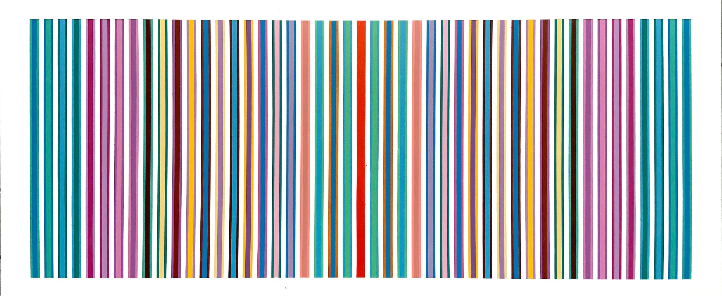 I've Always Been Crazy About Irish Girls #7  32x80 Acrylic On Canvas 